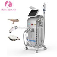 Professional Salon Use Vertical 3 in 1 skin rejuvenation machine/laser tattoo removal machine/ laser hair removal machine